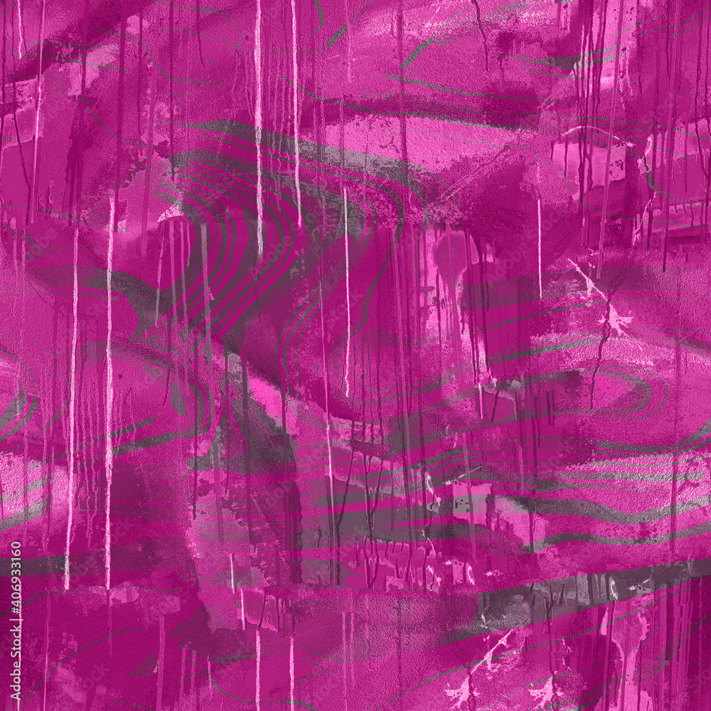 Naklejka premium Abstract Grunge Texture Scratched Brush Seamless Pattern Design