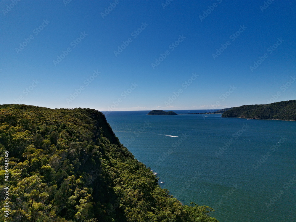 Beautiful view of a deep blue sea, small Lion island, West Head and Barrenjoey Lighthouse, Warrah Lookout, Brisbane Water National Park, New South Wales, Australia
Beautiful view of a deep blue sea, small Lion island, West Head and Barrenjoey Lighthouse, Warrah Lookout, Brisbane Water National Park, New South Wales, Australia