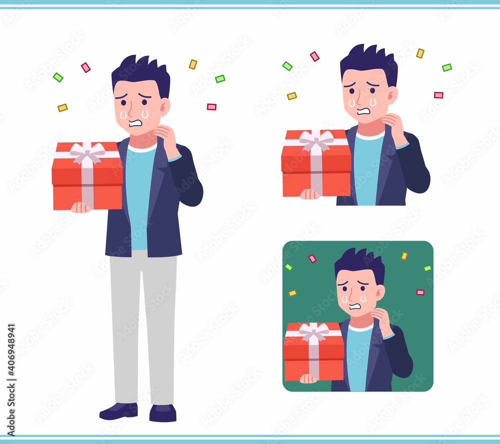 Young man in a jacket