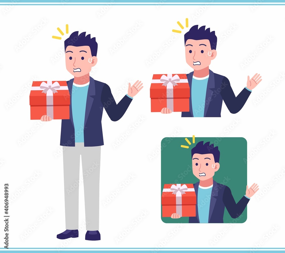 Young man in a jacket