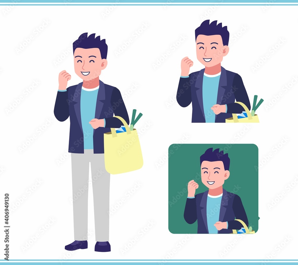 Young man in a jacket Young man in a jacket