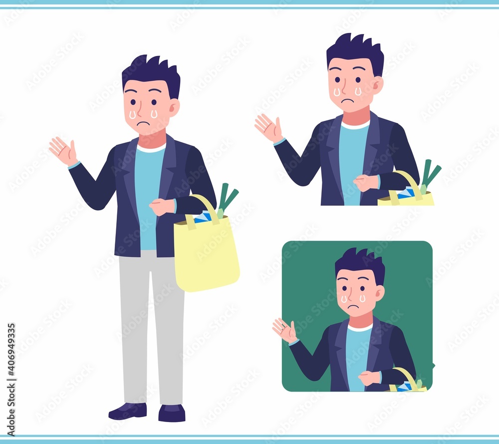 Young man in a jacket Young man in a jacket