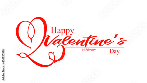 valentine's day background with red concept