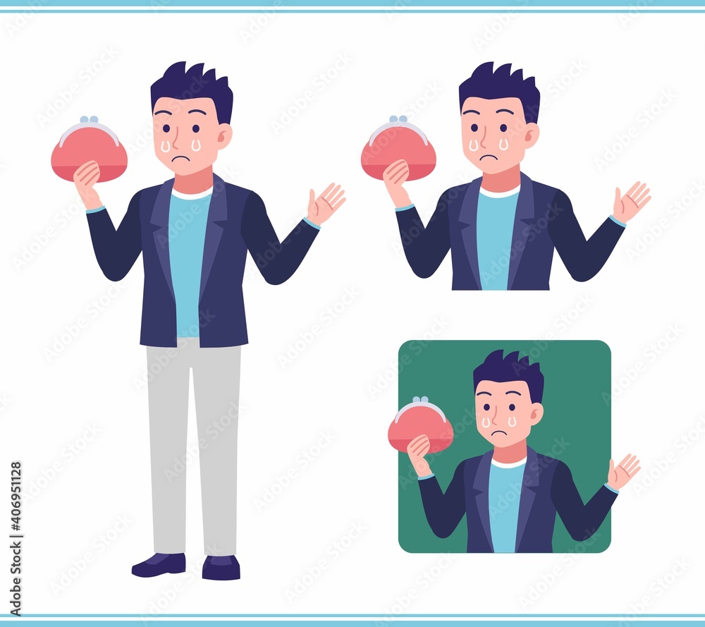 Young man in a jacket Young man in a jacket
