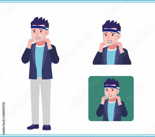 Young man in a jacket