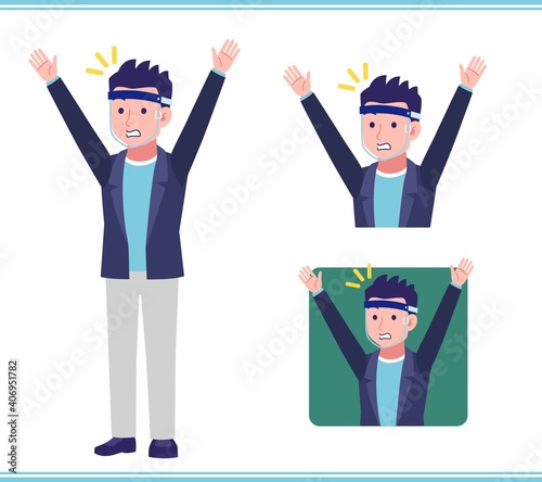 Young man in a jacket