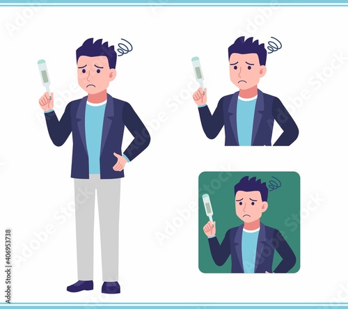 Young man in a jacket