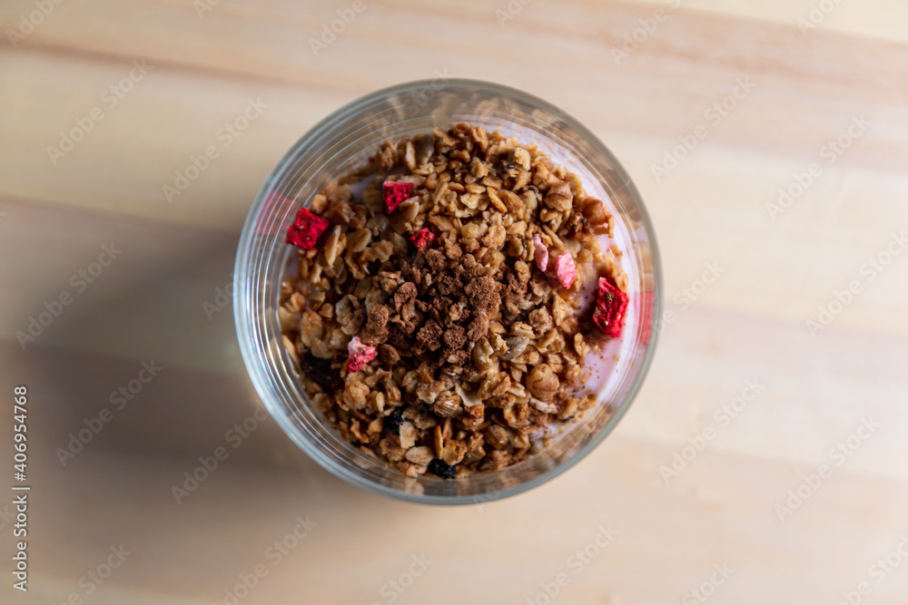 fresh healthy yogurt with granola fresh healthy yogurt with granola