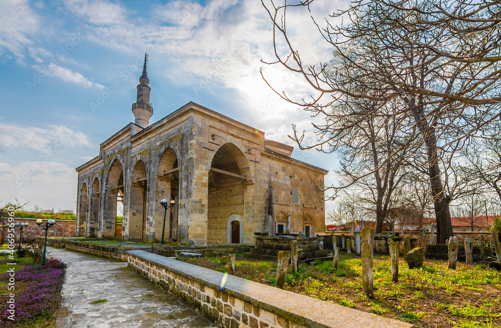 Gazi Mihal Mosque in Edirne City of Turkey