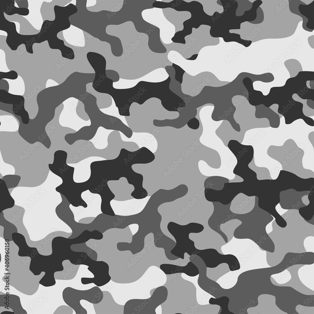 Camouflage background. Seamless pattern.Vector. Outdoor images.