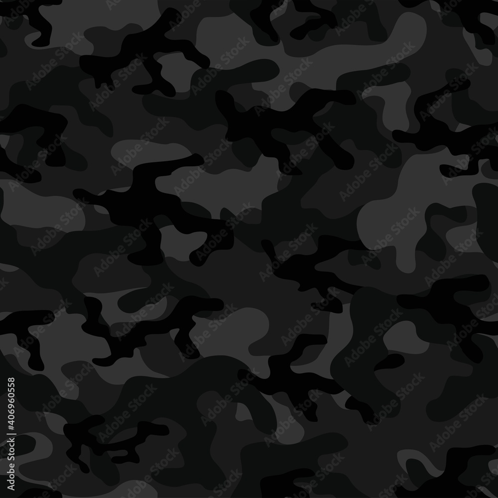 Camouflage background. Seamless pattern vector.