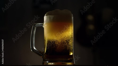beer, glass, black, drinks, yellow