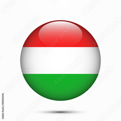 Hungary flag vector circle shape button. Clear circle isolated Hungary flag background button. Transparent glossy glass button. Vector Illustration Free Download Hungary flag vector circle shape button. Clear circle isolated Hungary flag background button. Transparent glossy glass button. Vector Illustration - GFXLoad