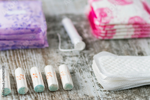 Intimate feminine hygiene pads and tampons