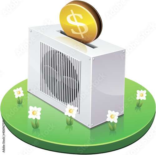 Investing dollars in a heat pump (cutout)