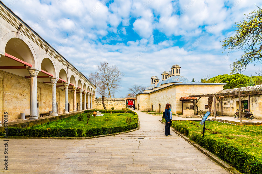 Health Museum in Bayezid Complex view in Edirne City of Turkey