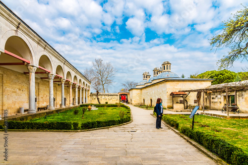Photography Health Museum in Bayezid Complex view in Edirne City of Turkey
