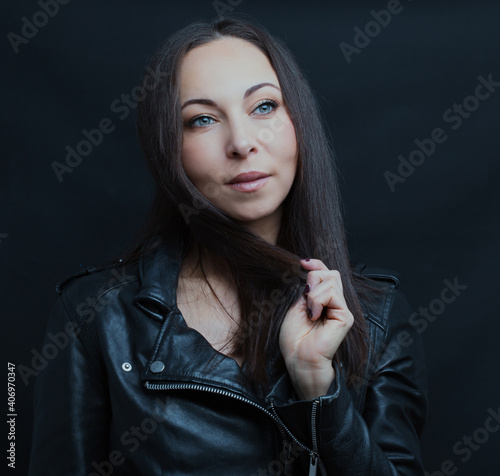  woman wearing jacket