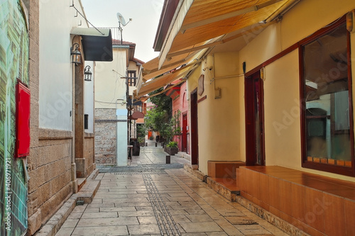 Old beautiful center of the Turkish city of Antalya