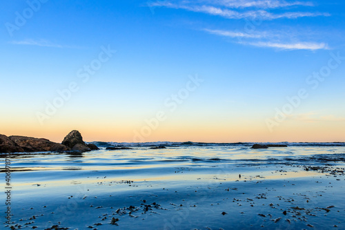 Vivid Sunset at Cronulla Beach  New South Wales  Sydney  Australia  Beautiful Blue  Golden Hour