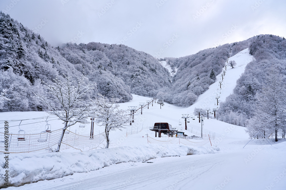 winter mountain landscape winter mountain landscape