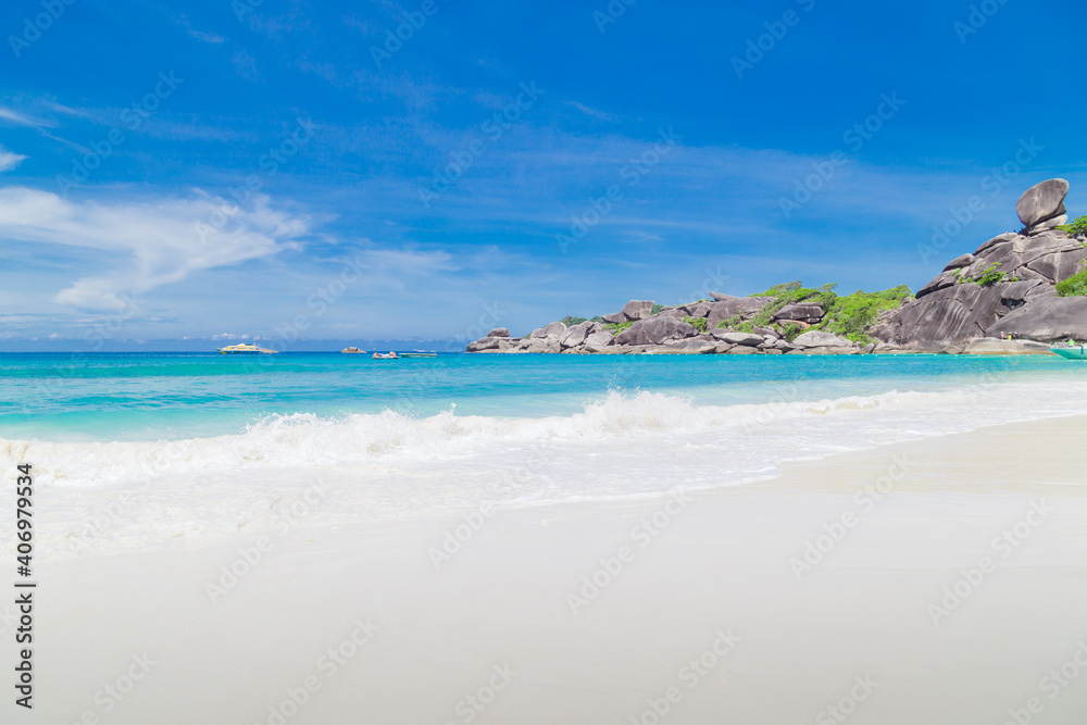 Beauty,Tropical beach, Similan Islands, Andaman Sea, National Park, Phangnga, Thailand