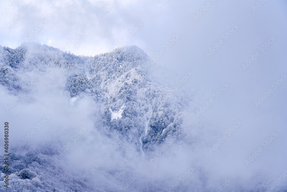 winter mountain landscape