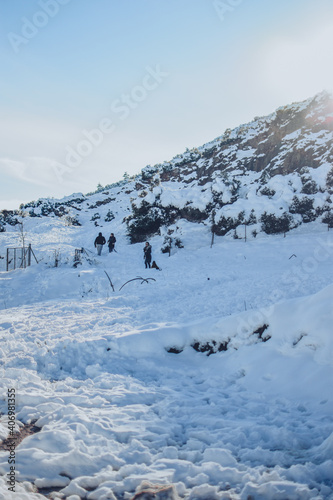 Snowy Greece