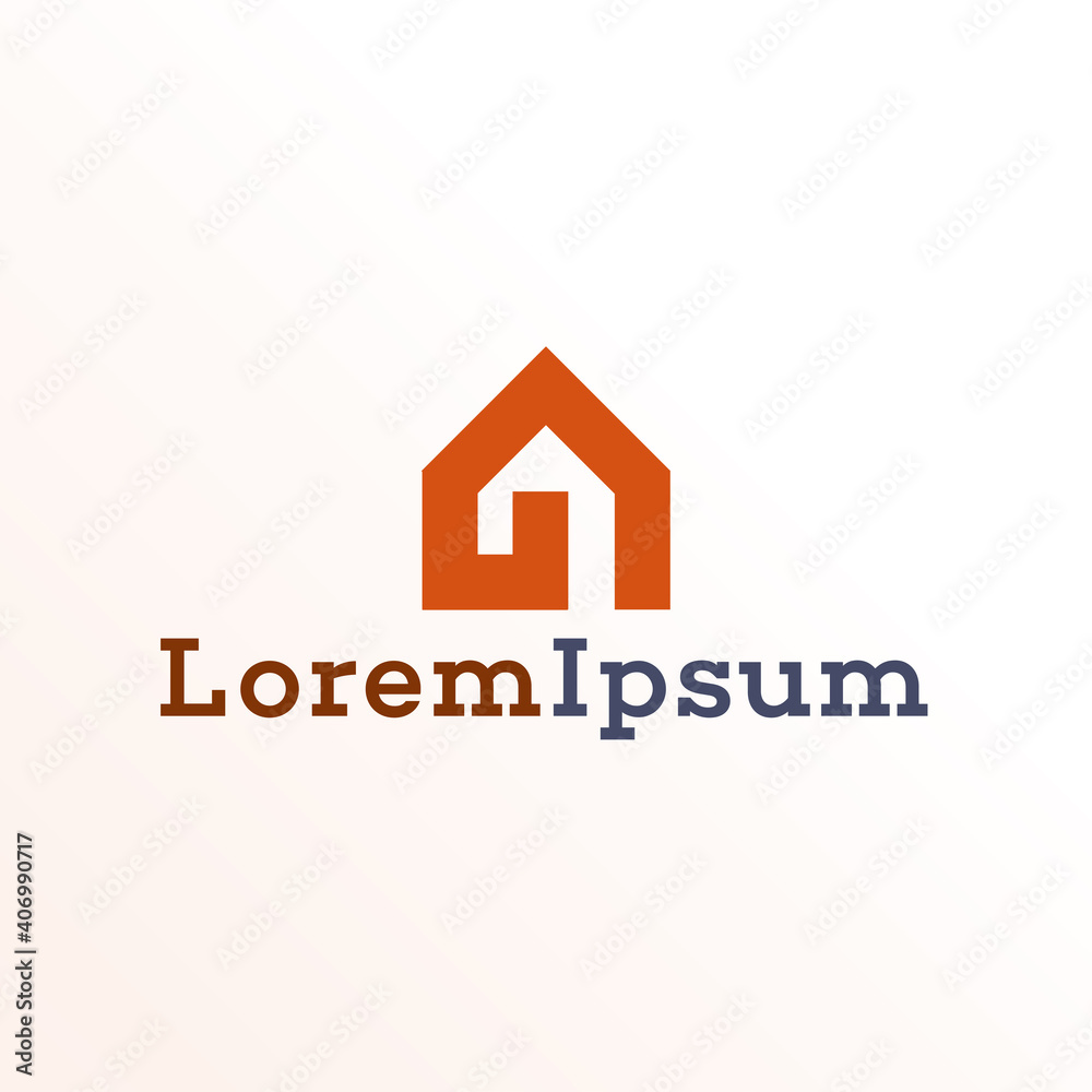 Fototapeta premium Creative House Elegant Logo Design Vector