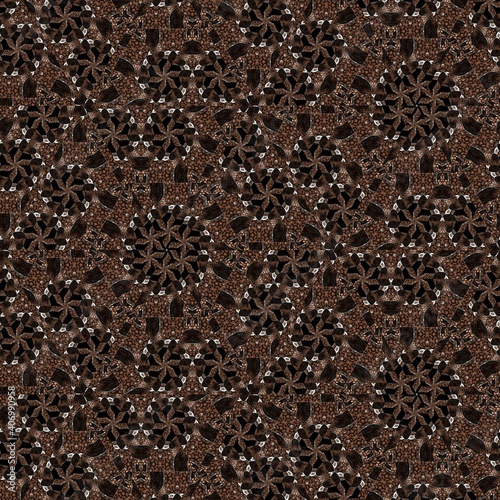 Pattern shape seamless abstract contemporary  design for background, scarf pattern texture for print on cloth, cover photo, website, mandala decoration, retro, vintage, trend, 3d illustration, baroque