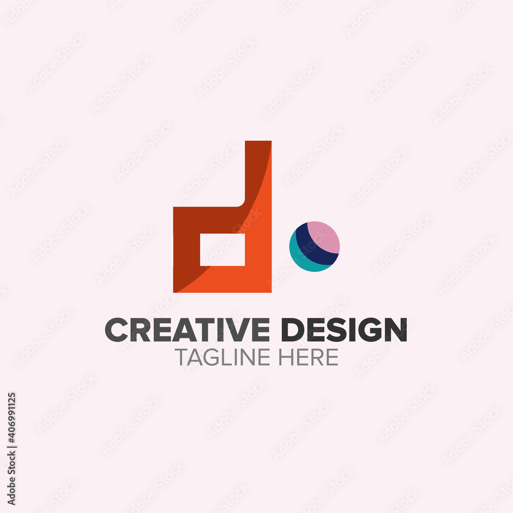 Creative Letter D Company Logo Design