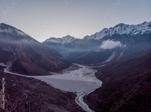 the trekking og Langtang in Nepal