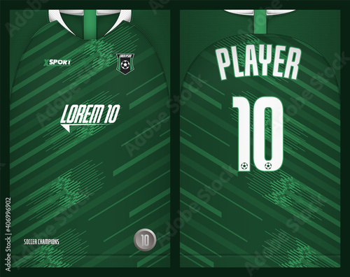 Soccer jersey template sport t shirt design