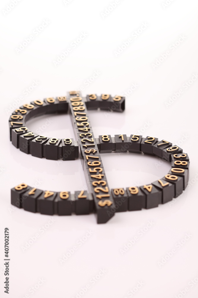 Portrait of Dollar sign Portrait of Dollar sign