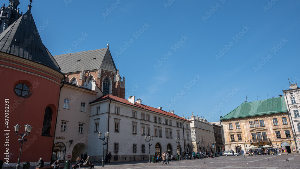 Obraz premium cracow small square 
