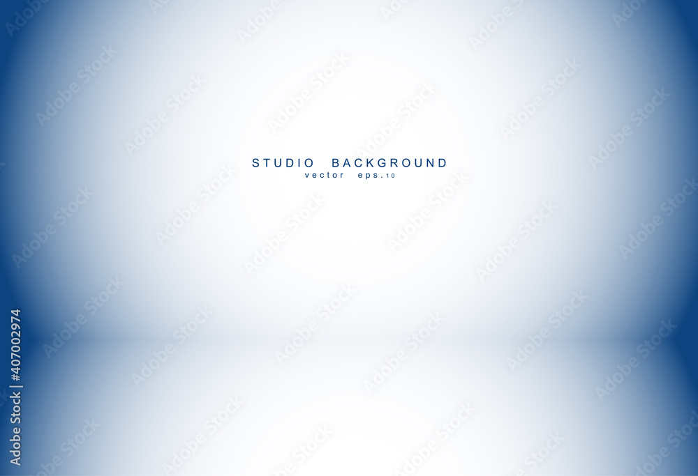 Empty blue studio room Backdrop. Light interior with copyspace for your creative project . Vector illustration EPS 10 Empty blue studio room Backdrop. Light interior with copyspace for your creative project . Vector illustration EPS 10