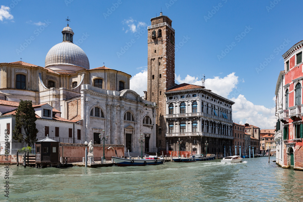 Jeremiah's Church Chiesa di San Geremia at Canal Grande, Venice, Italy