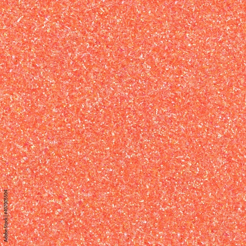 Elegant light orange glitter, sparkle confetti texture. Christmas abstract background, seamless pattern.