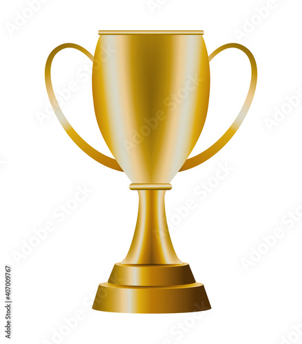 trophy cup golden award icon