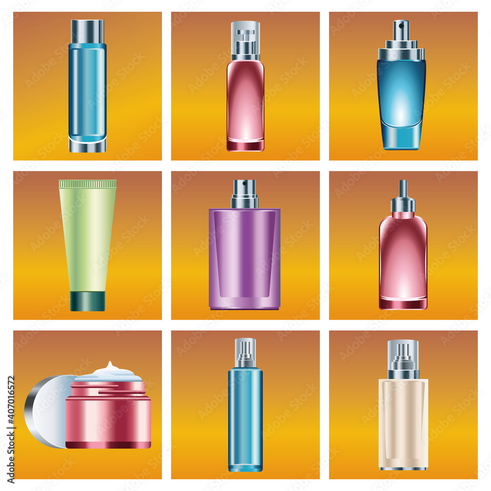 bundle of nine skin care bottles products bundle of nine skin care bottles products