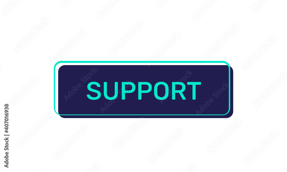 Support vector buttons isolated on white background Support vector buttons isolated on white background