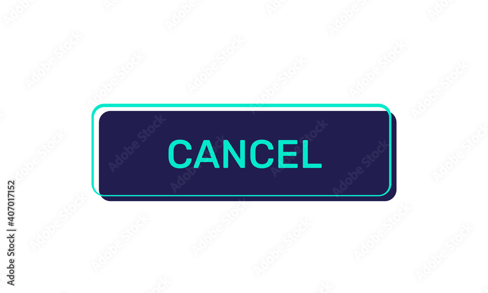 Cancel vector buttons isolated on white background Cancel vector buttons isolated on white background