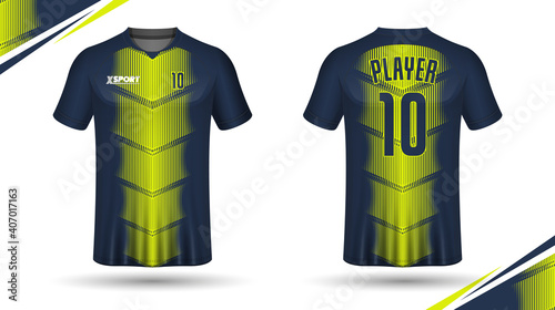Soccer jersey template sport t shirt design