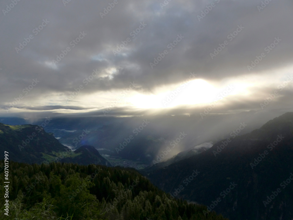 Berlin high path, Zillertal Alps in Tyrol, Austria