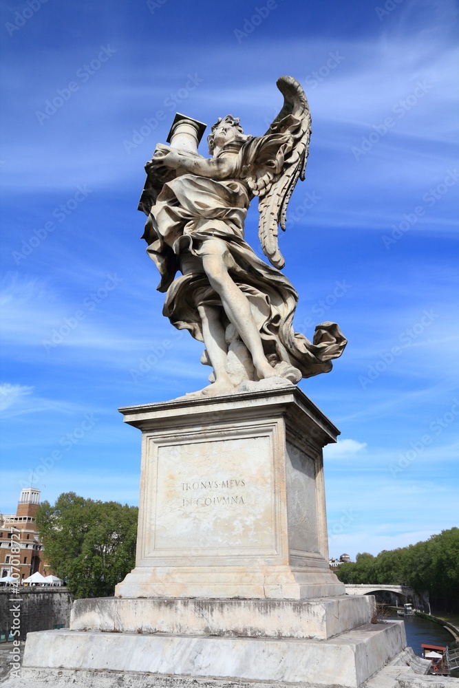 Angel monument in Rome, Italy