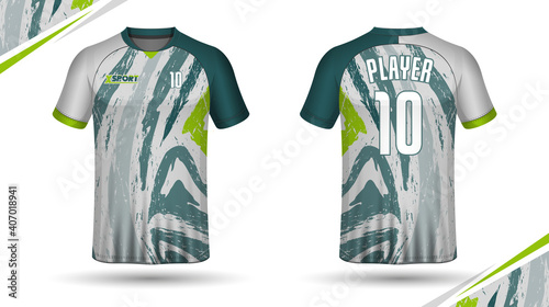Soccer jersey template sport t shirt design