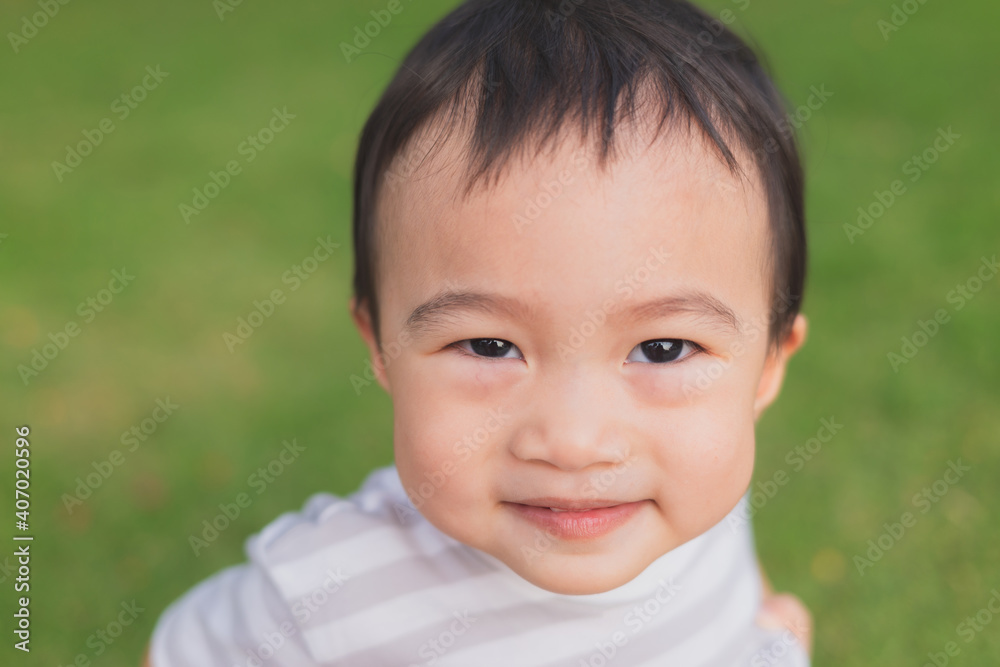 Close up of Happy Asian baby boy 2 years. Close up of Happy Asian baby boy 2 years.