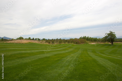 Pictures of Golf Course with green grass 