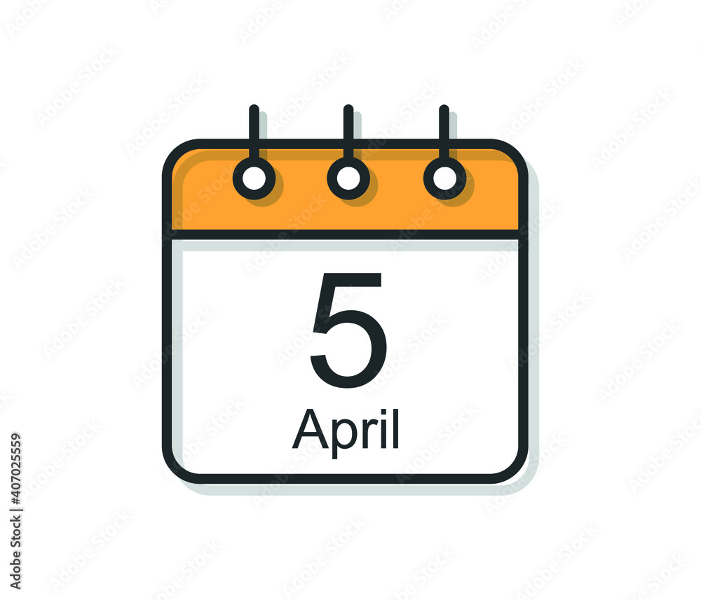Daily calendar icon in flat design style. Vector Illustration Easy to edit, manipulate, resize or color. Daily calendar icon in flat design style. Vector Illustration Easy to edit, manipulate, resize or color.
