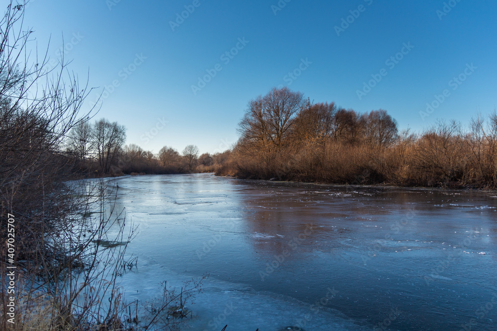 Bautiful landskape nature in winter Bautiful landskape nature in winter